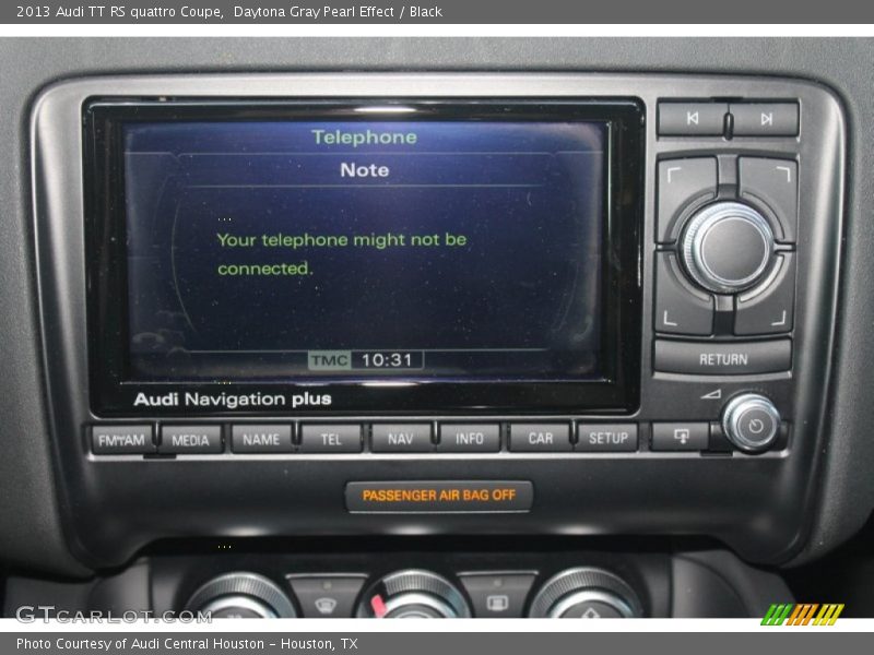Controls of 2013 TT RS quattro Coupe
