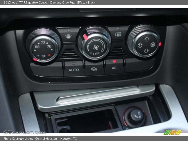 Controls of 2013 TT RS quattro Coupe