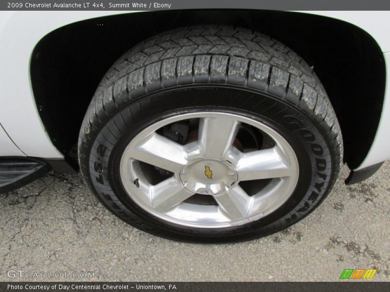 Summit White / Ebony 2009 Chevrolet Avalanche LT 4x4