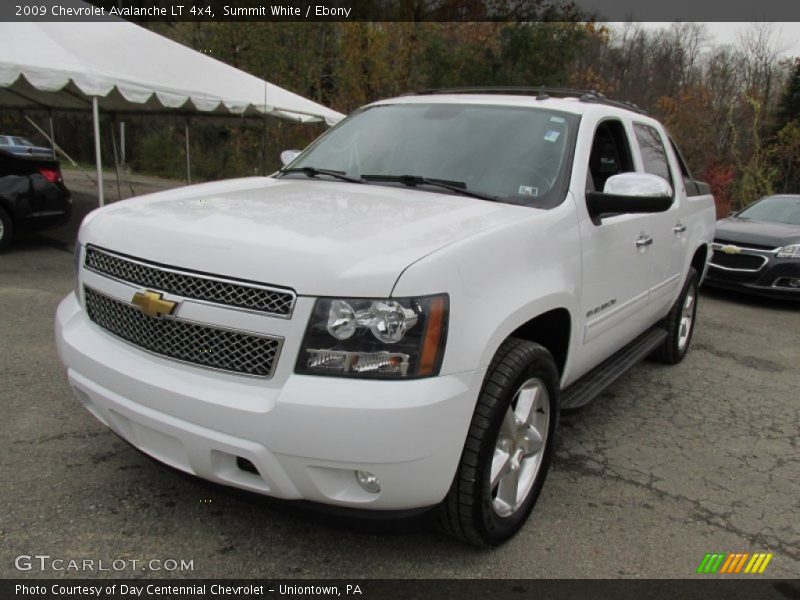 Summit White / Ebony 2009 Chevrolet Avalanche LT 4x4