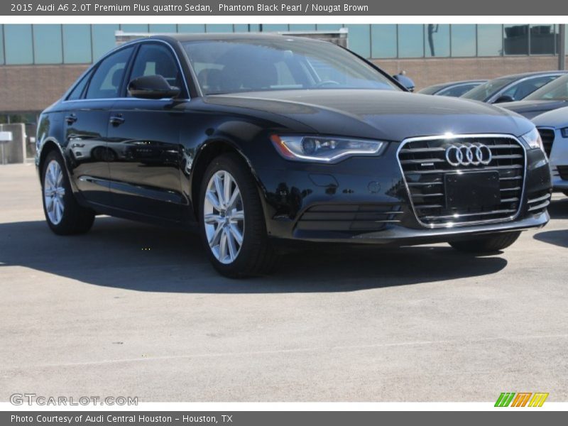 Phantom Black Pearl / Nougat Brown 2015 Audi A6 2.0T Premium Plus quattro Sedan