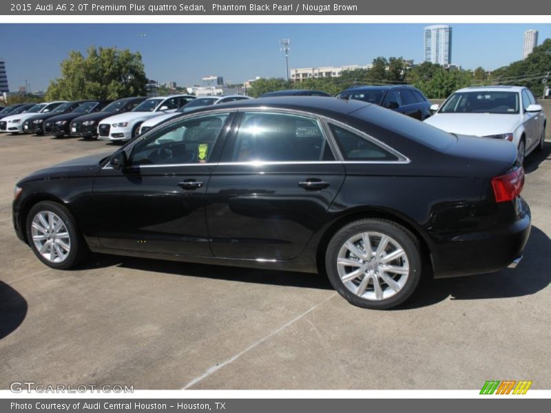 Phantom Black Pearl / Nougat Brown 2015 Audi A6 2.0T Premium Plus quattro Sedan