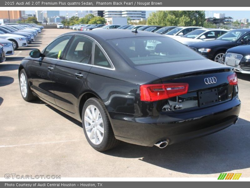 Phantom Black Pearl / Nougat Brown 2015 Audi A6 2.0T Premium Plus quattro Sedan