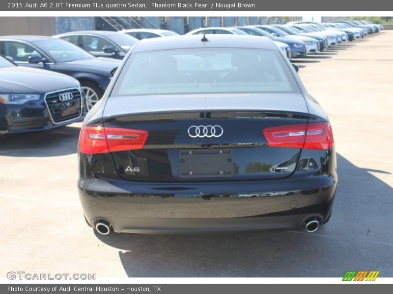 Phantom Black Pearl / Nougat Brown 2015 Audi A6 2.0T Premium Plus quattro Sedan
