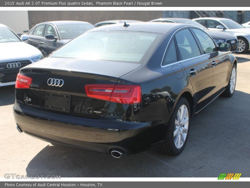 Phantom Black Pearl / Nougat Brown 2015 Audi A6 2.0T Premium Plus quattro Sedan