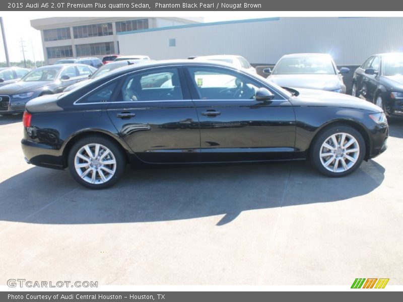Phantom Black Pearl / Nougat Brown 2015 Audi A6 2.0T Premium Plus quattro Sedan