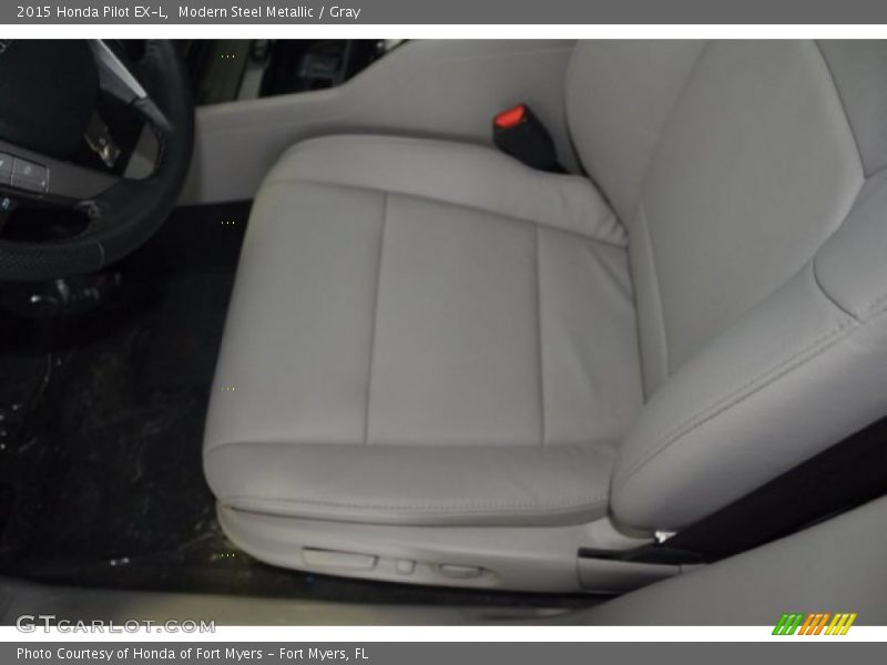 Modern Steel Metallic / Gray 2015 Honda Pilot EX-L