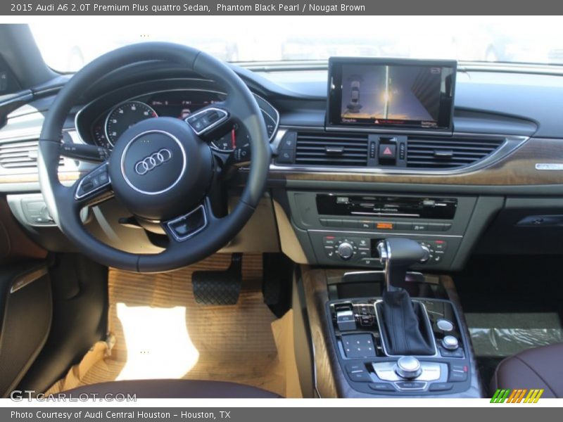 Phantom Black Pearl / Nougat Brown 2015 Audi A6 2.0T Premium Plus quattro Sedan