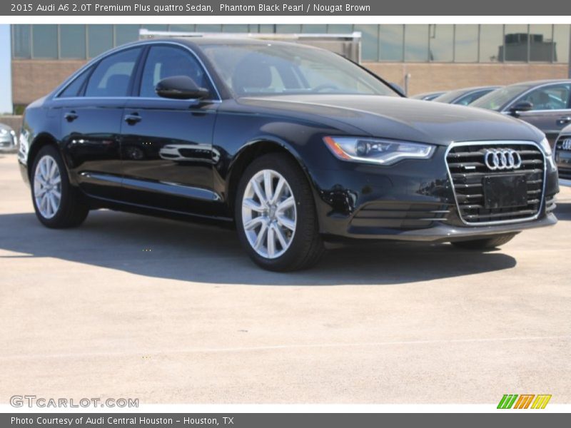 Phantom Black Pearl / Nougat Brown 2015 Audi A6 2.0T Premium Plus quattro Sedan