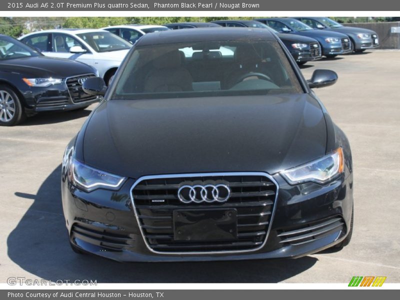 Phantom Black Pearl / Nougat Brown 2015 Audi A6 2.0T Premium Plus quattro Sedan