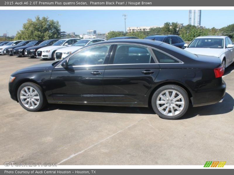 Phantom Black Pearl / Nougat Brown 2015 Audi A6 2.0T Premium Plus quattro Sedan