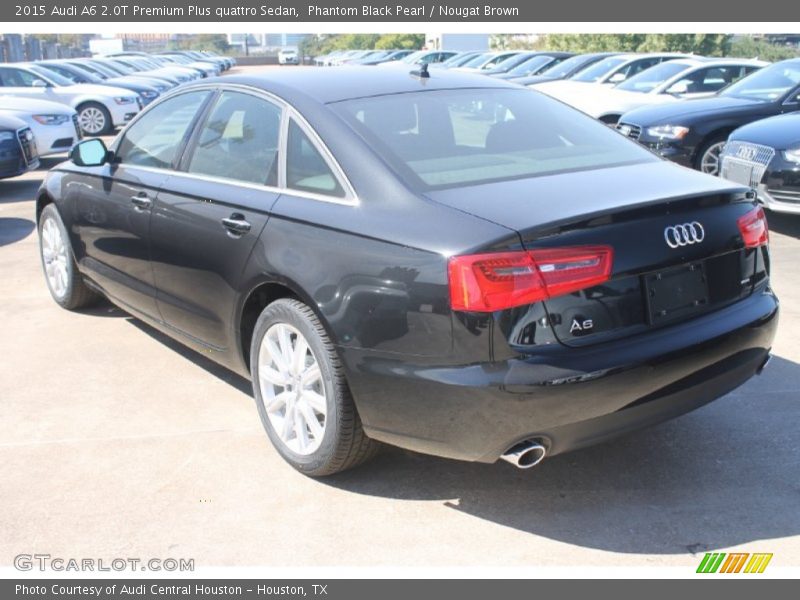 Phantom Black Pearl / Nougat Brown 2015 Audi A6 2.0T Premium Plus quattro Sedan