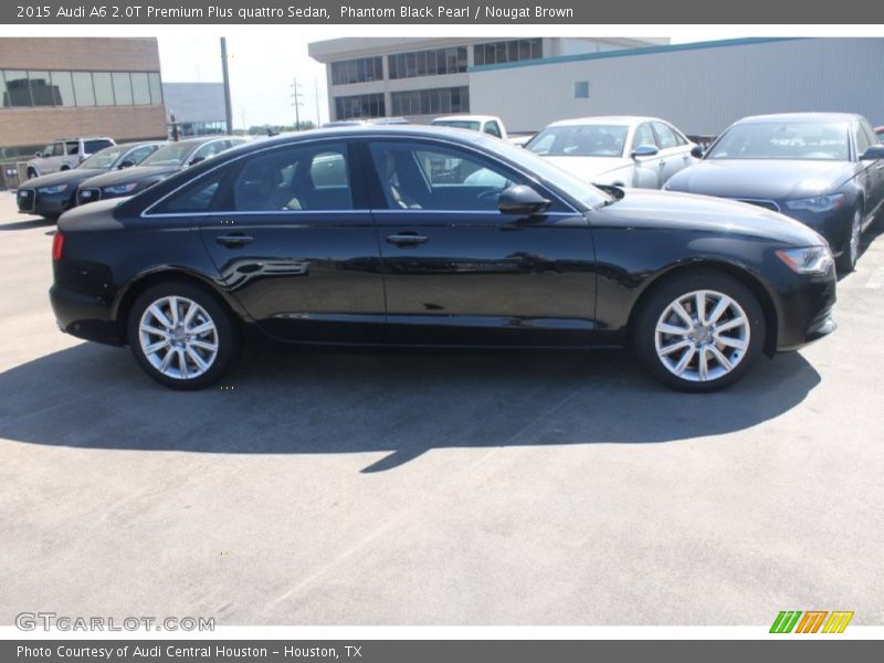 Phantom Black Pearl / Nougat Brown 2015 Audi A6 2.0T Premium Plus quattro Sedan