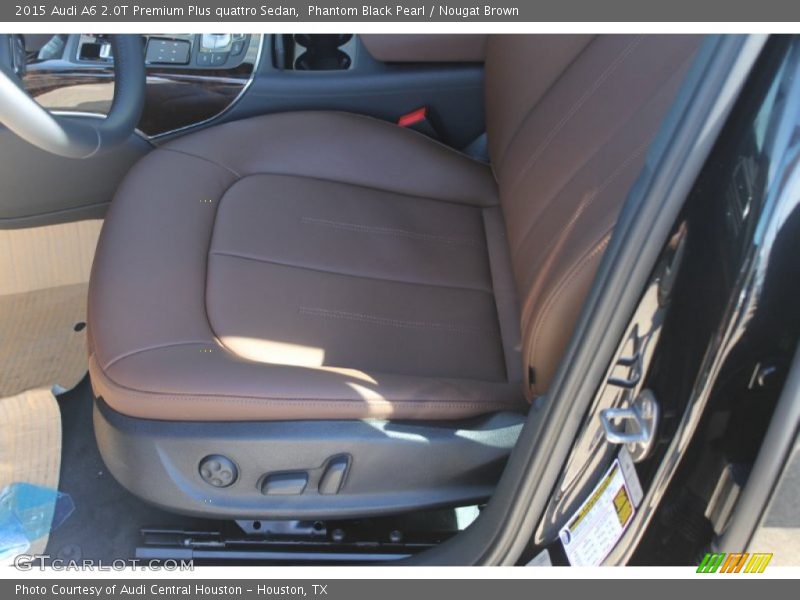 Phantom Black Pearl / Nougat Brown 2015 Audi A6 2.0T Premium Plus quattro Sedan