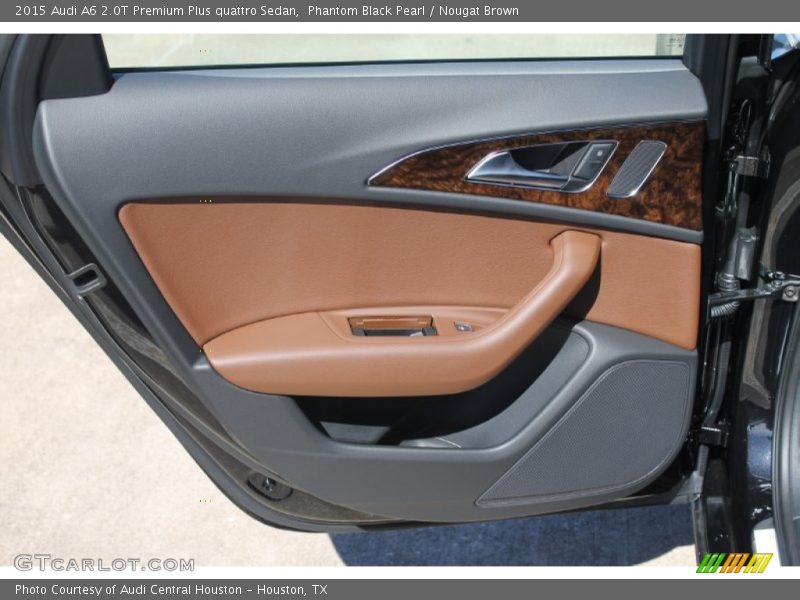 Phantom Black Pearl / Nougat Brown 2015 Audi A6 2.0T Premium Plus quattro Sedan