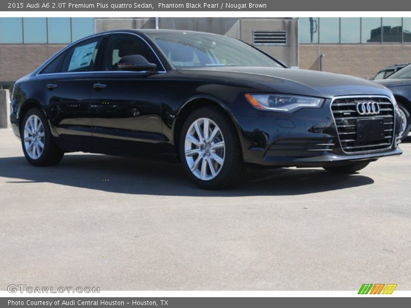 Phantom Black Pearl / Nougat Brown 2015 Audi A6 2.0T Premium Plus quattro Sedan