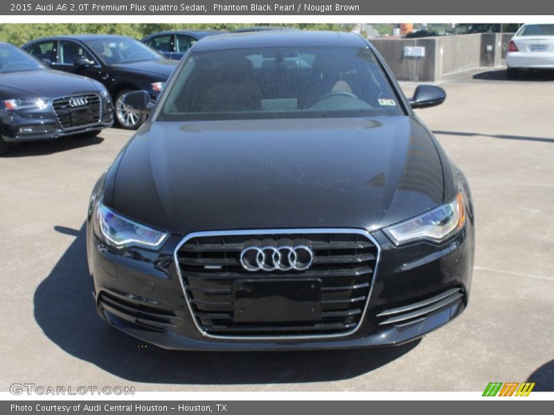 Phantom Black Pearl / Nougat Brown 2015 Audi A6 2.0T Premium Plus quattro Sedan