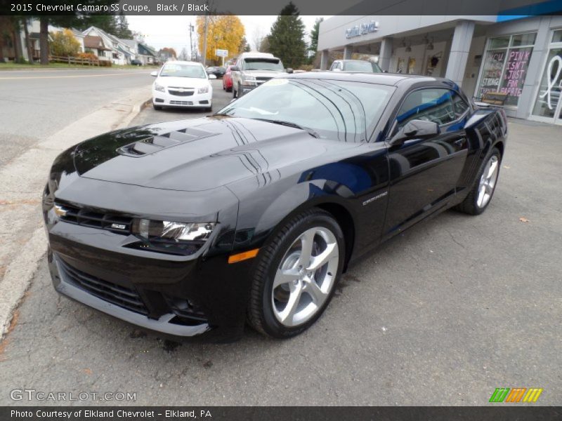 Black / Black 2015 Chevrolet Camaro SS Coupe