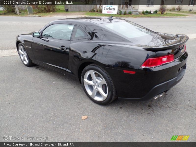 Black / Black 2015 Chevrolet Camaro SS Coupe