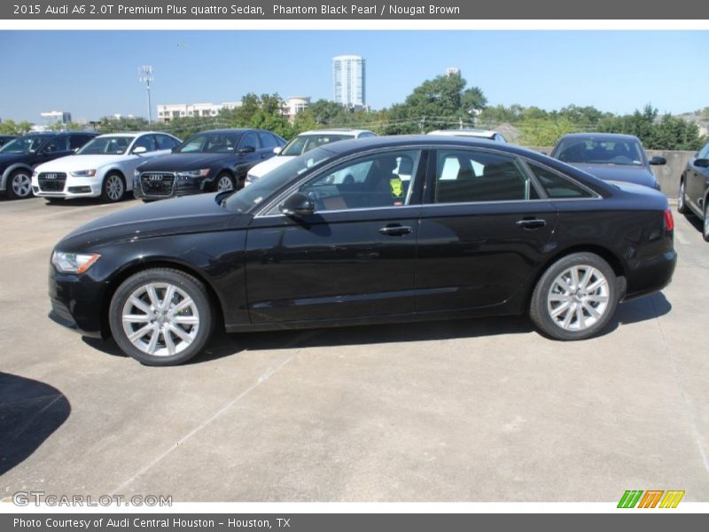 Phantom Black Pearl / Nougat Brown 2015 Audi A6 2.0T Premium Plus quattro Sedan