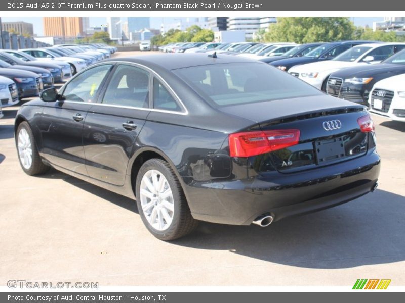 Phantom Black Pearl / Nougat Brown 2015 Audi A6 2.0T Premium Plus quattro Sedan