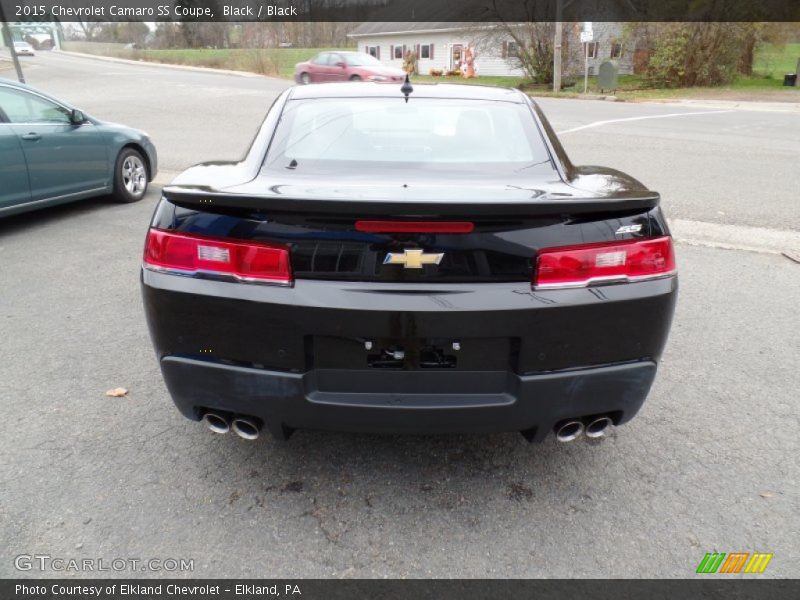 Black / Black 2015 Chevrolet Camaro SS Coupe