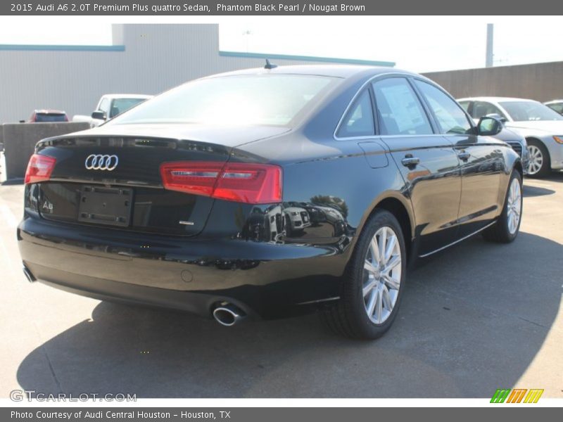 Phantom Black Pearl / Nougat Brown 2015 Audi A6 2.0T Premium Plus quattro Sedan