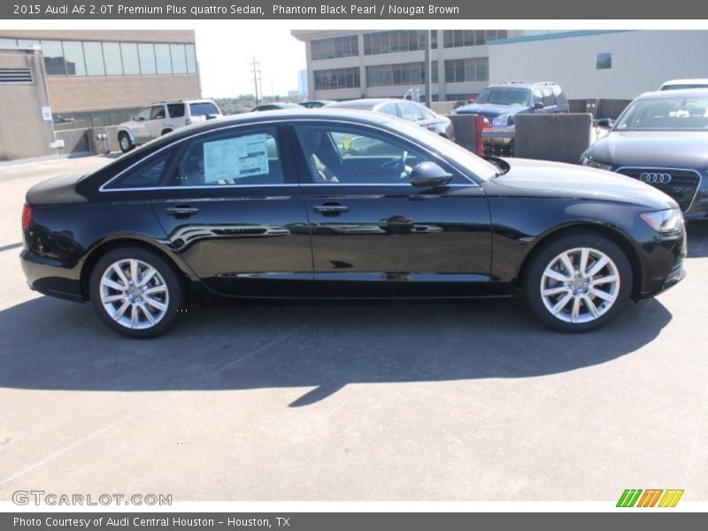 Phantom Black Pearl / Nougat Brown 2015 Audi A6 2.0T Premium Plus quattro Sedan