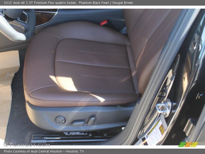 Phantom Black Pearl / Nougat Brown 2015 Audi A6 2.0T Premium Plus quattro Sedan