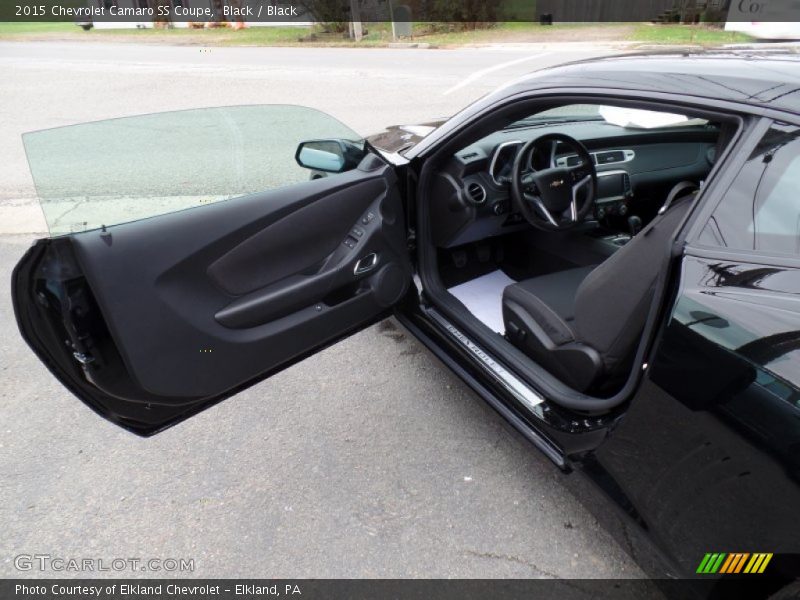 Black / Black 2015 Chevrolet Camaro SS Coupe