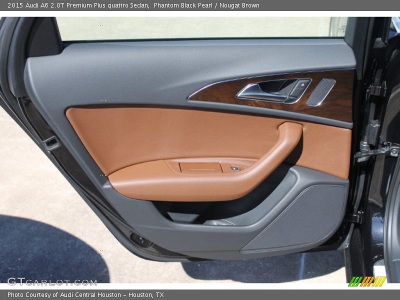 Phantom Black Pearl / Nougat Brown 2015 Audi A6 2.0T Premium Plus quattro Sedan