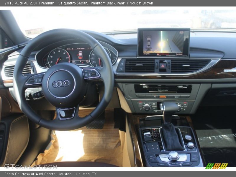 Phantom Black Pearl / Nougat Brown 2015 Audi A6 2.0T Premium Plus quattro Sedan