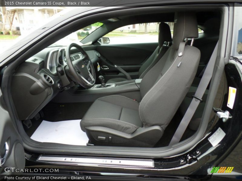 Black / Black 2015 Chevrolet Camaro SS Coupe