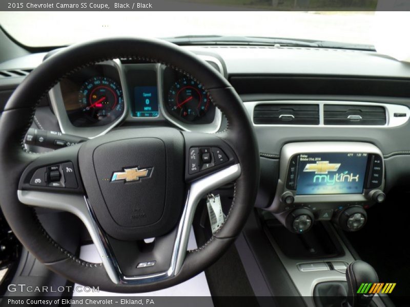 Black / Black 2015 Chevrolet Camaro SS Coupe