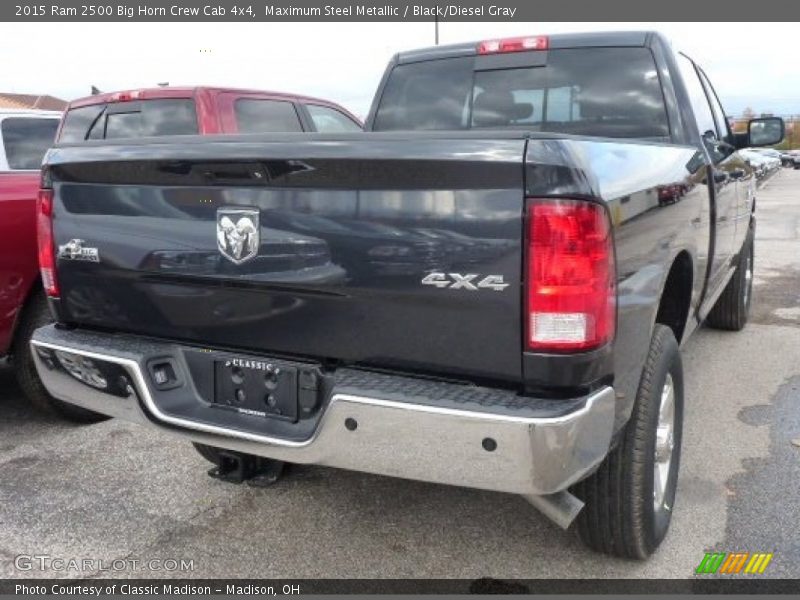 Maximum Steel Metallic / Black/Diesel Gray 2015 Ram 2500 Big Horn Crew Cab 4x4