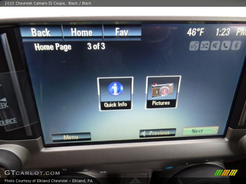 Black / Black 2015 Chevrolet Camaro SS Coupe