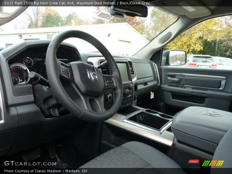 Maximum Steel Metallic / Black/Diesel Gray 2015 Ram 2500 Big Horn Crew Cab 4x4