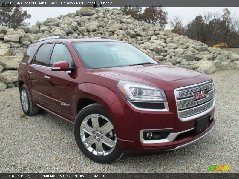 Crimson Red Tincoat / Ebony 2015 GMC Acadia Denali AWD