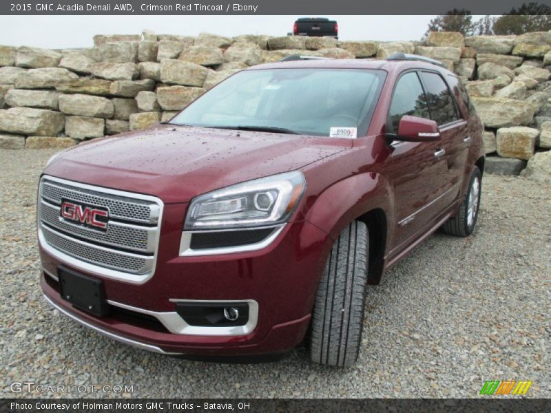 Crimson Red Tincoat / Ebony 2015 GMC Acadia Denali AWD
