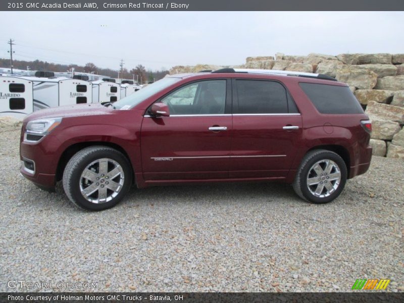 Crimson Red Tincoat / Ebony 2015 GMC Acadia Denali AWD