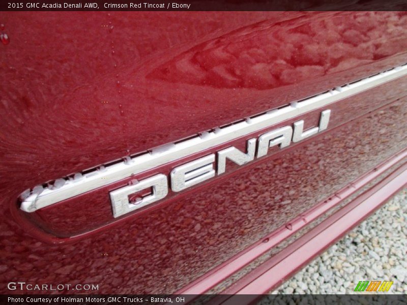 Crimson Red Tincoat / Ebony 2015 GMC Acadia Denali AWD