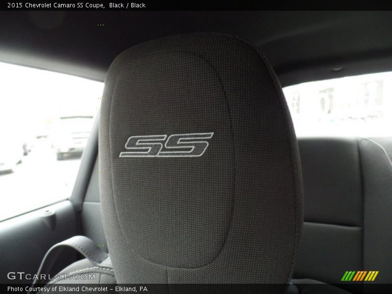 Black / Black 2015 Chevrolet Camaro SS Coupe