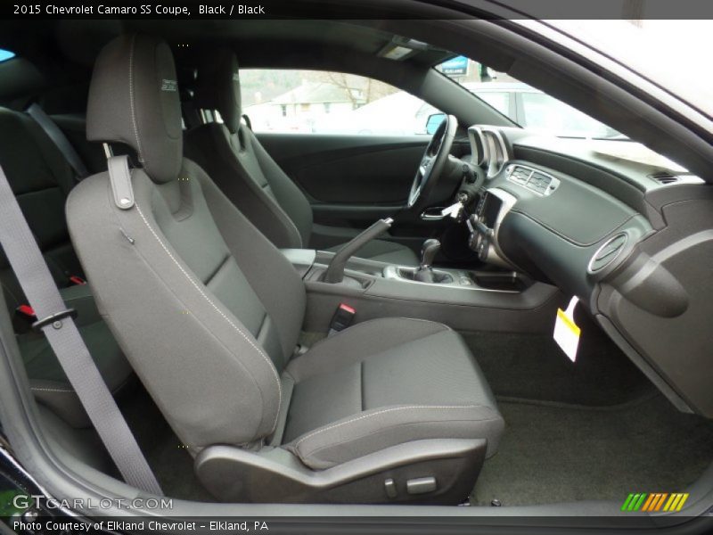 Front Seat of 2015 Camaro SS Coupe