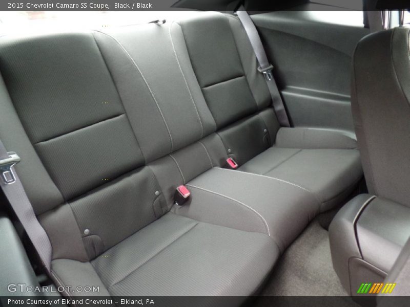 Rear Seat of 2015 Camaro SS Coupe