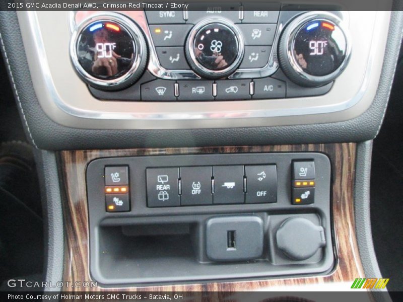 Crimson Red Tincoat / Ebony 2015 GMC Acadia Denali AWD