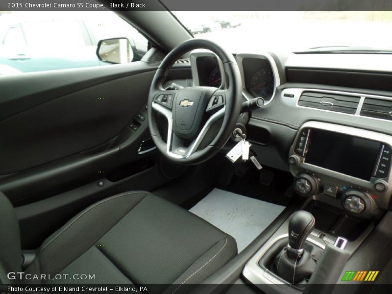 Black / Black 2015 Chevrolet Camaro SS Coupe