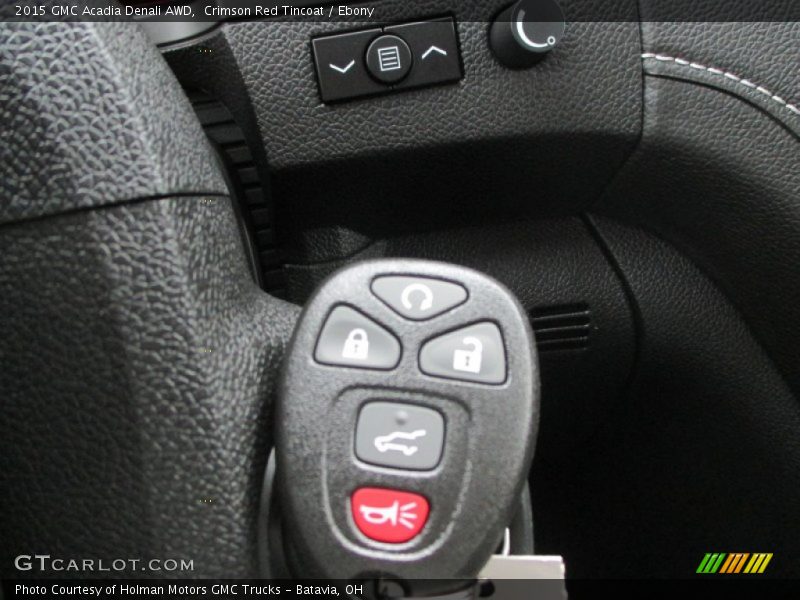Crimson Red Tincoat / Ebony 2015 GMC Acadia Denali AWD