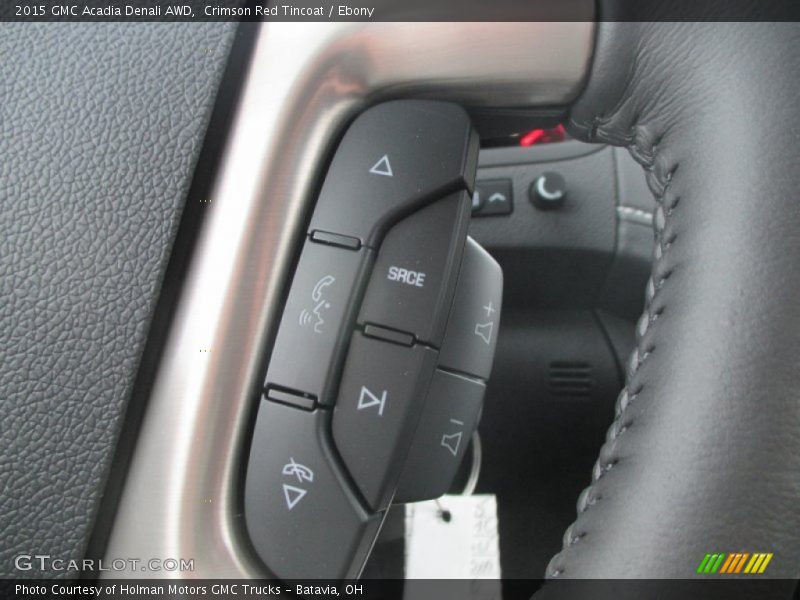 Crimson Red Tincoat / Ebony 2015 GMC Acadia Denali AWD