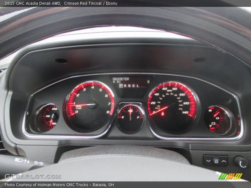 Crimson Red Tincoat / Ebony 2015 GMC Acadia Denali AWD