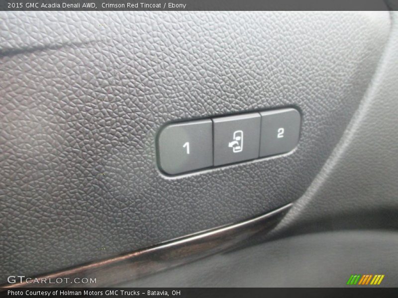 Crimson Red Tincoat / Ebony 2015 GMC Acadia Denali AWD